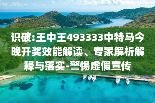 識(shí)破:王中王493333中特馬今晚開(kāi)獎(jiǎng)效能解讀、專家解析解釋與落實(shí)-警惕虛假宣傳